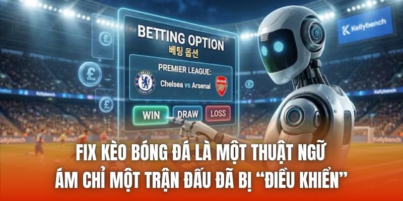 Fix kèo bóng đá là một thuật ngữ ám chỉ một trận đấu đã bị “điều khiển”